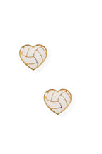 Volleyball Screwback Stud Earrings JEWELRY LINNY CO 
