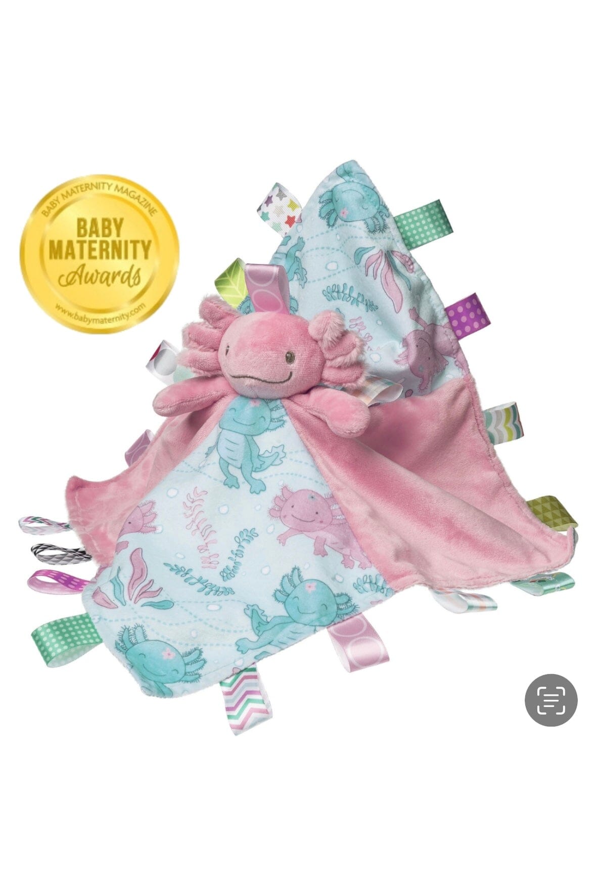 Lizzy Axolotl Taggie Blanket GIFT/OTHER MARY MEYER 