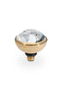 Bottone 10mm Gold-Crystal JEWELRY QUDO 