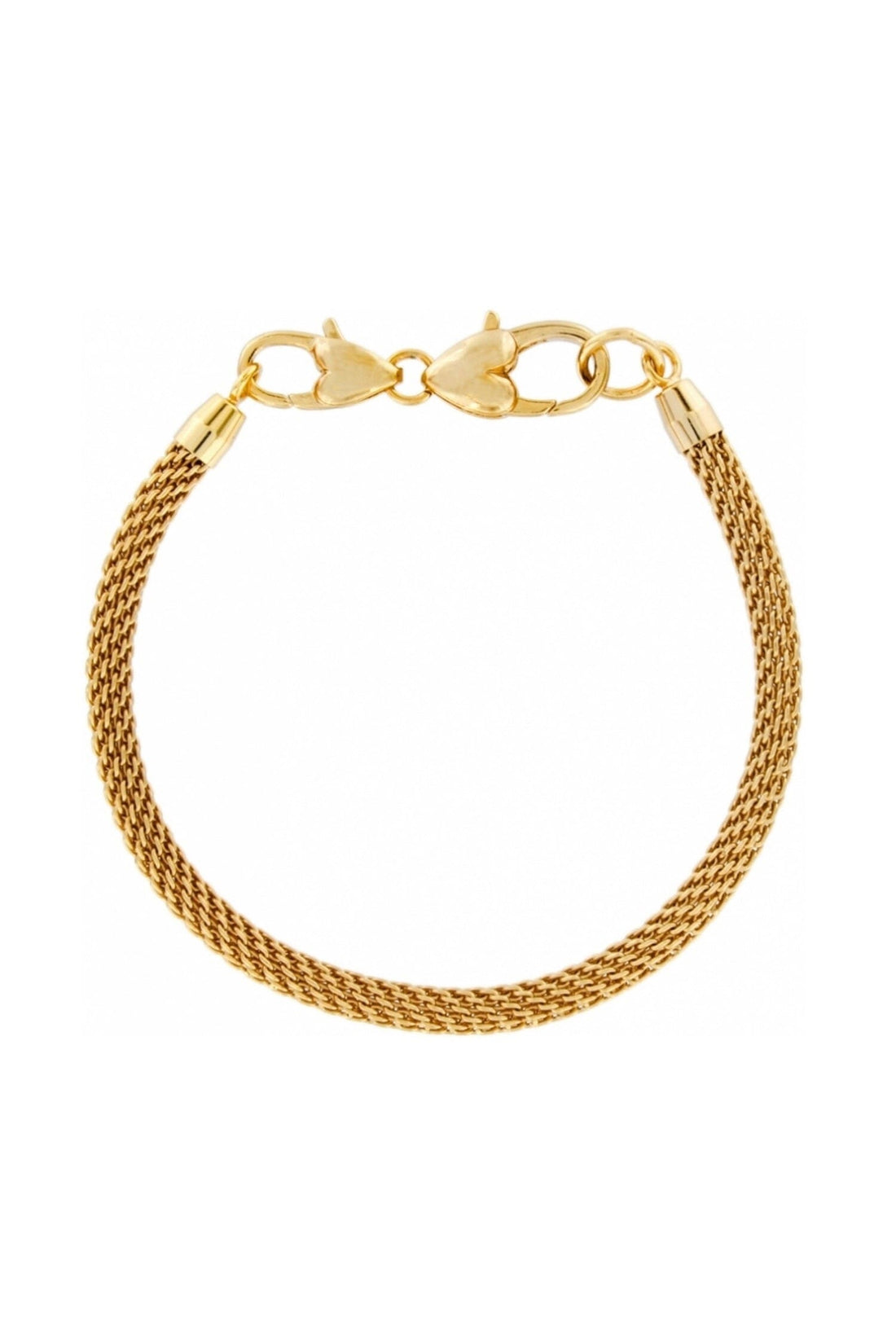Gld Beverly Glam Bracelet 7 1/4 BCHARM Brighton Collectables 