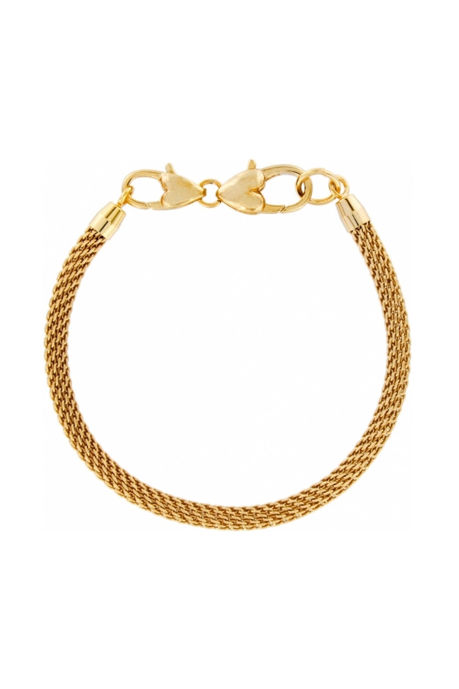 Gld Beverly Glam Bracelet 7 1/4 BCHARM Brighton Collectables 