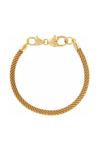 Gld Beverly Glam Bracelet 7 1/4 BCHARM Brighton Collectables 
