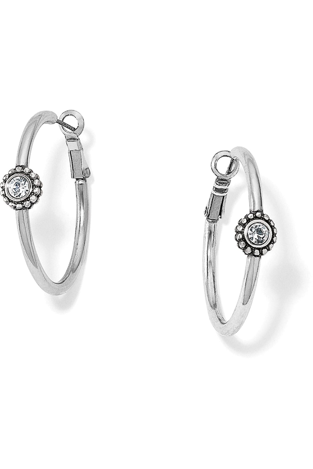 Twinkle Medium Hoop Post Earrings BJEWELRY Brighton Collectables 