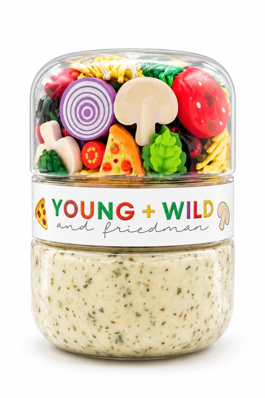 Pizza Grab & Go Dough Jar GIFT/OTHER YOUNG + WILD & FRIEDMAN 