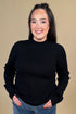 Long Sleeve Turtleneck Sweater - Black MISSY BASIC KNIT:~~Unassigned~~ LIVERPOOL 