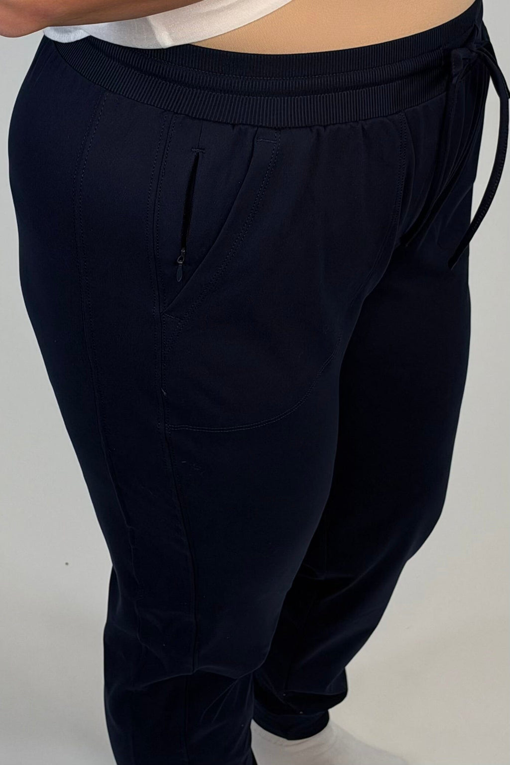 Pull On Jogger - Navy BOTTOMS ZAC & RACHEL 