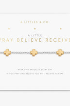 Pray Believe Receive Bracelet JEWELRY A LITTLES & CO 