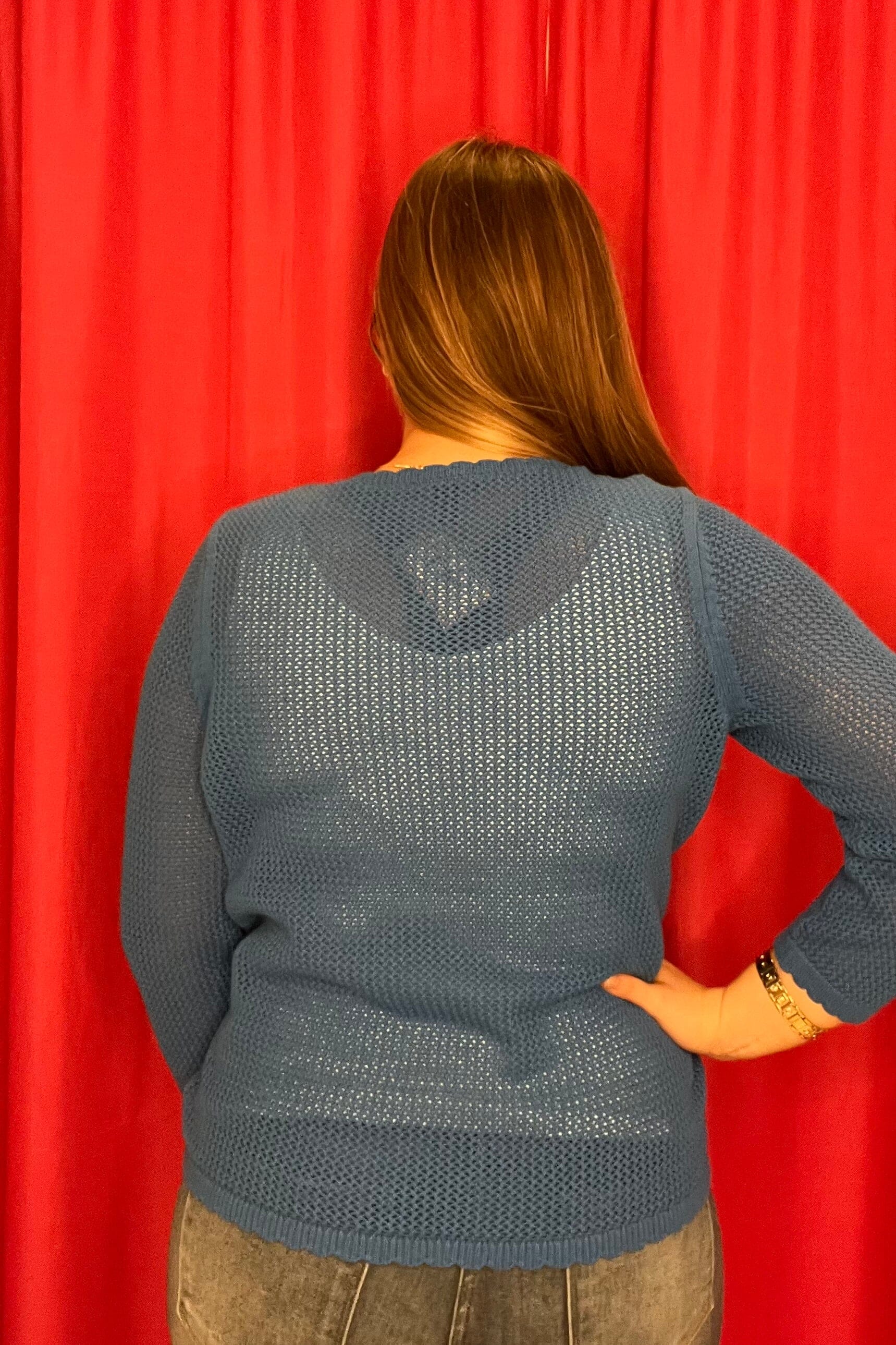 "Ciao" 3/4 Sleeve Crew Neck Sweater MISSY TOP SPECIAL TRIBAL 