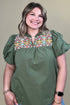 Makayla Top w/Embroidery JR TOP DRESSY MARYSQUARE 