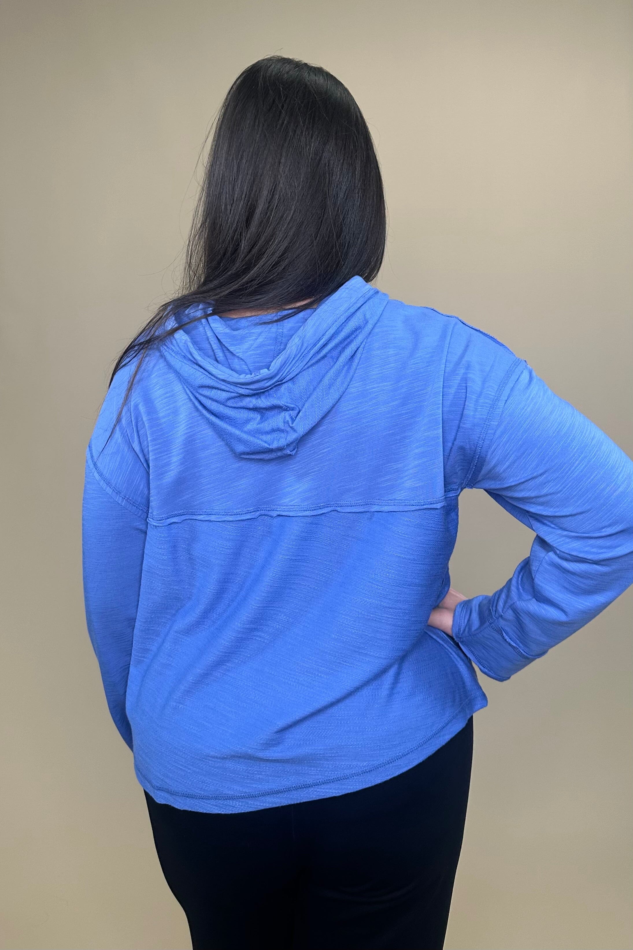 Modal Span Try Button Down Hoodie OUTFIT COMPLETER HABITAT 