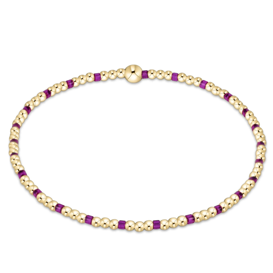 Enewton Hope Sincerity Pattern 2mm Bead Bracelet- Fuchsia JEWELRY ENEWTON 