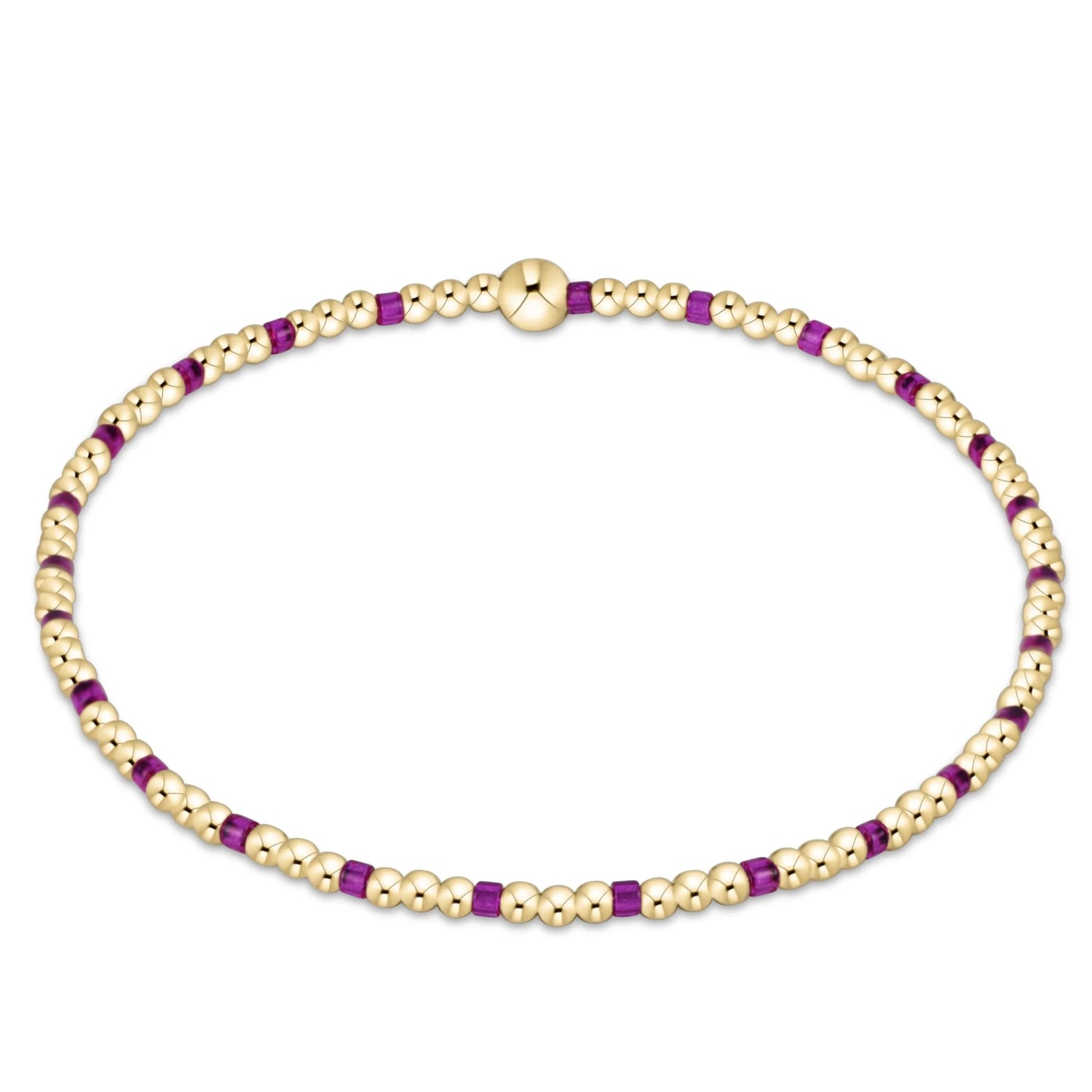 Enewton Hope Sincerity Pattern 2mm Bead Bracelet- Fuchsia JEWELRY ENEWTON 