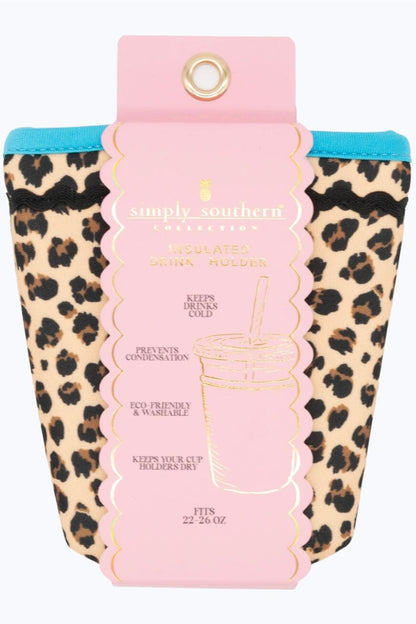 Drink Sleeve GIFT/OTHER:~~Unassigned~~ SIMPLY SOUTHERN LEOPARD 