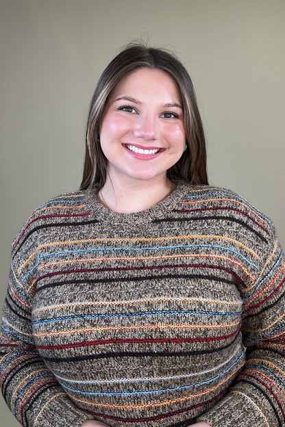 Striped Sweater SWEATER:~~Unassigned~~ POL CLOTHING 