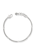 Meridian Geo Bar Silver Bracelet BJEWELRY Brighton Collectables 