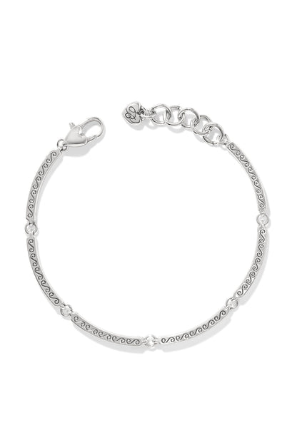 Meridian Geo Bar Silver Bracelet BJEWELRY Brighton Collectables 