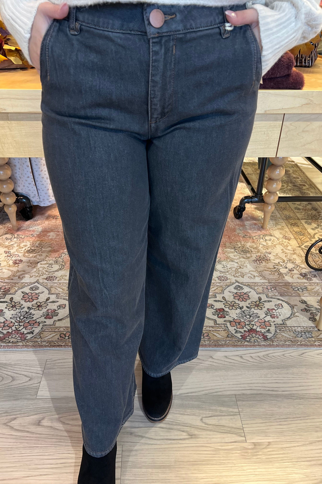 30/24&quot; Ab Solution Skyrise Wide Leg BOTTOMS DEMOCRACY 
