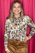 Printed Round Hem Sweater MISSY TOP SPECIAL CHARLIEB 