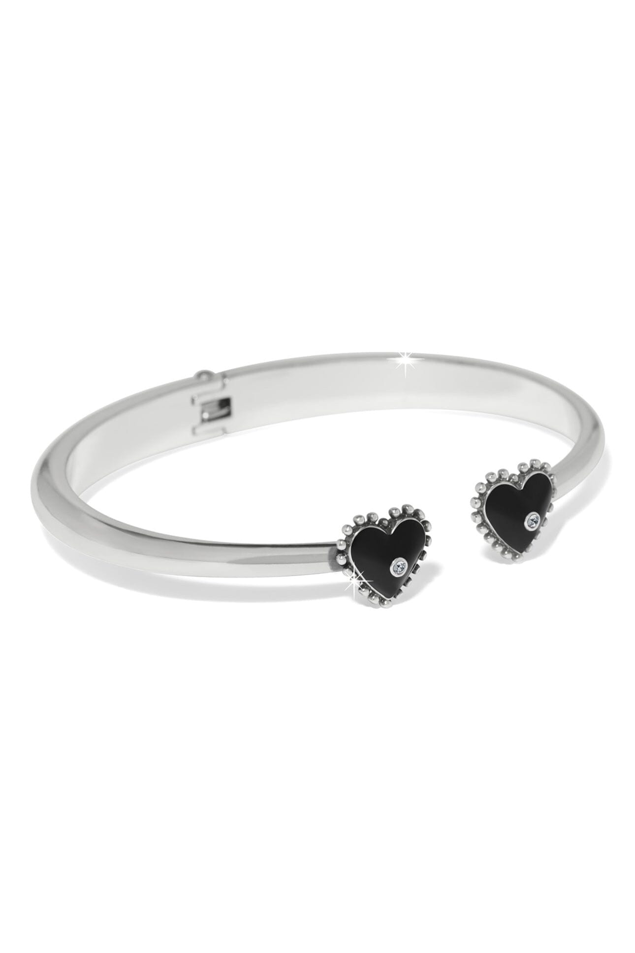 Pretty Tough Amour Heart Open Hinged Bangle BJEWELRY Brighton Collectables 