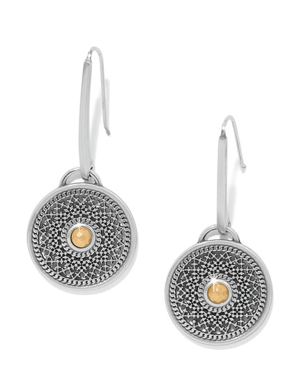 Ferrara Segreta Medallion French Wire Earrings