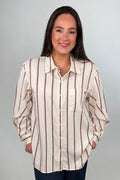 Oversized Shirt W/ Special Slv MISSY TOP SPECIAL TRIBAL 