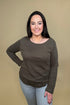 Long Sleeve Knit Top MISSY BASIC KNIT KEREN HART 