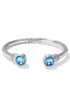 Meridian Aurora Petite Hinge Bangle - Aqua BJEWELRY Brighton Collectables 