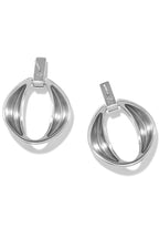 Meridian Classic Crescent Post Drop Earrings-Silver BJEWELRY Brighton Collectables 