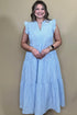 Kari Short Ruffle Sleeve Dress DRESS MARYSQUARE 