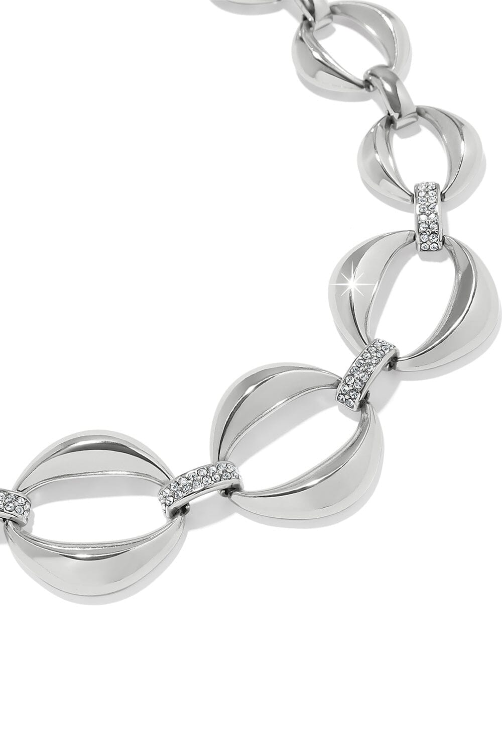 Meridian Classic Cresent Link Necklace BJEWELRY Brighton Collectables 