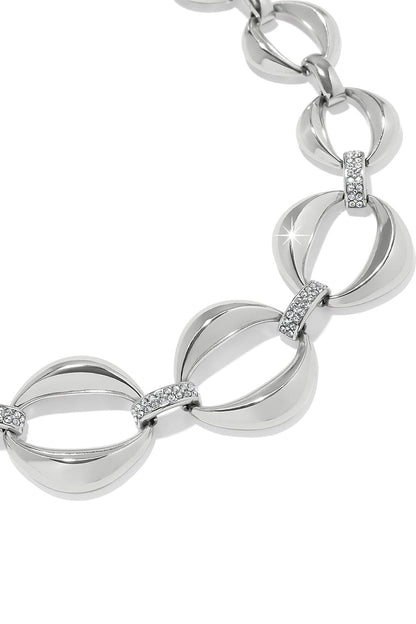 Meridian Classic Cresent Link Necklace BJEWELRY Brighton Collectables 