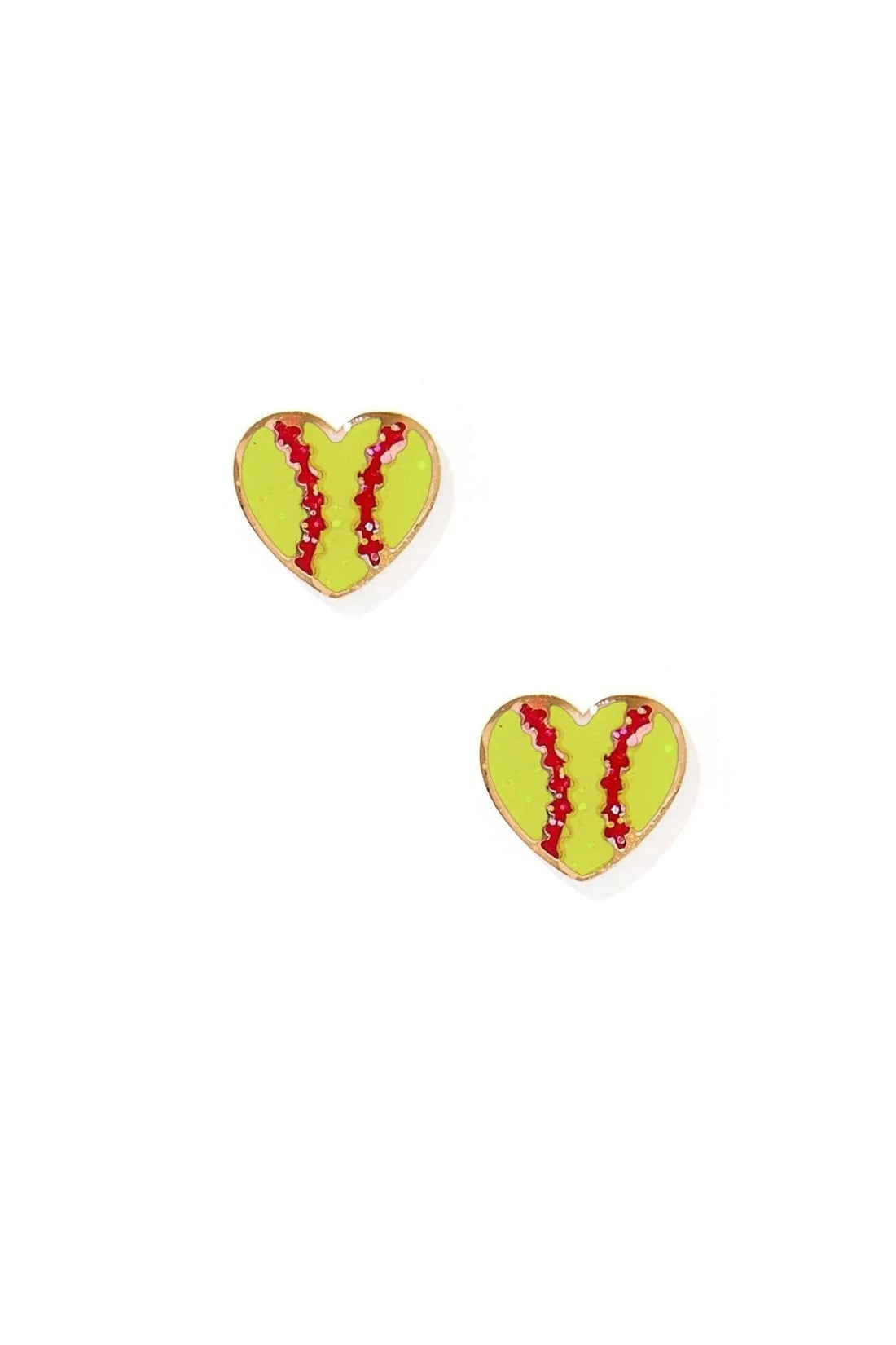 Softball Screwback Stud Earrings JEWELRY LINNY CO 
