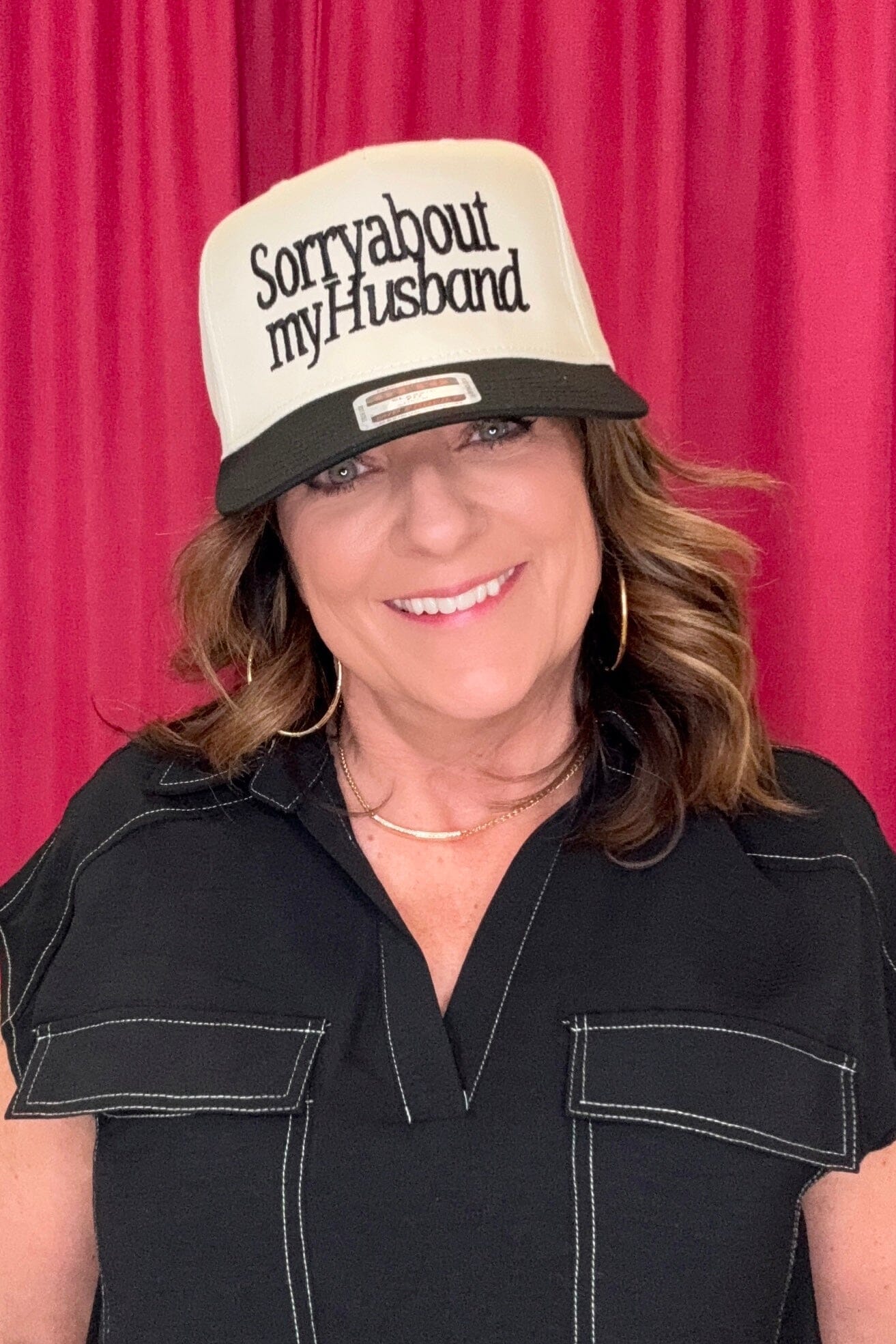 Sorry About My Husband Classic Hat SCARF/HAT/WINTERGOODS REBELROSE/ATTITUDETEES 