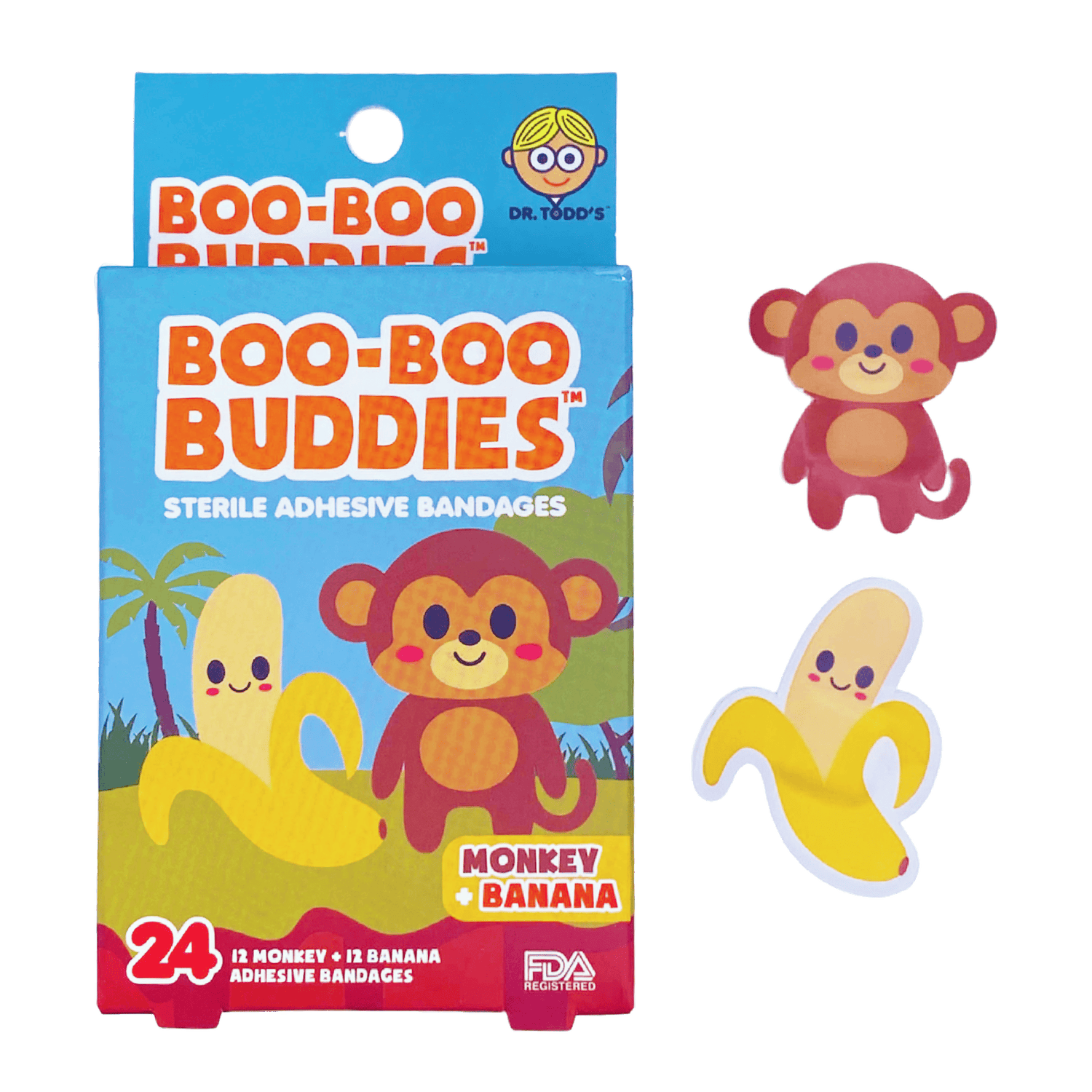 Boo Boo Buddies GIFT/OTHER BOOBOOBUDDIES MONKEY/BANANA 