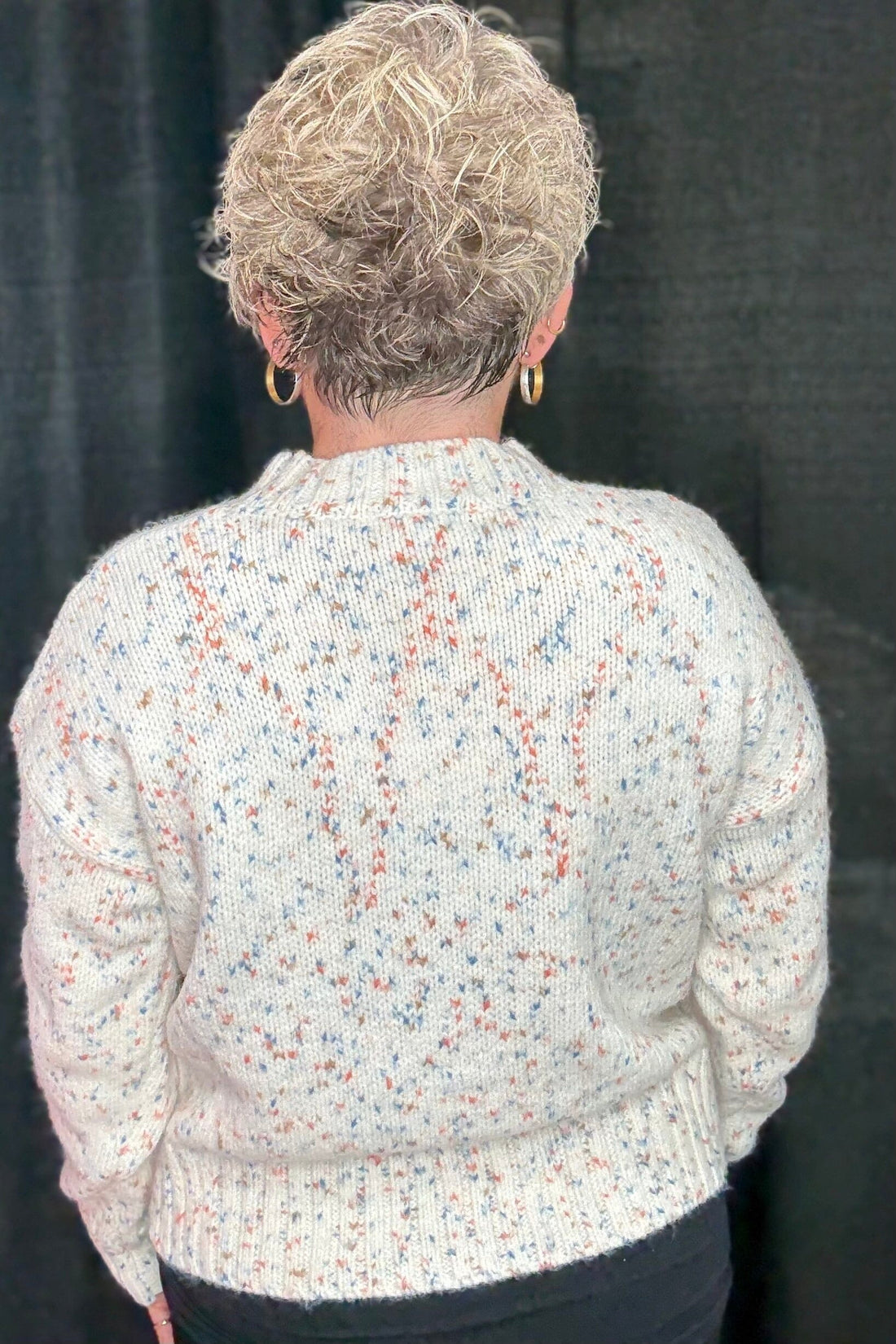 Funfetti Long Sleeve Sweater SWEATER KEREN HART 