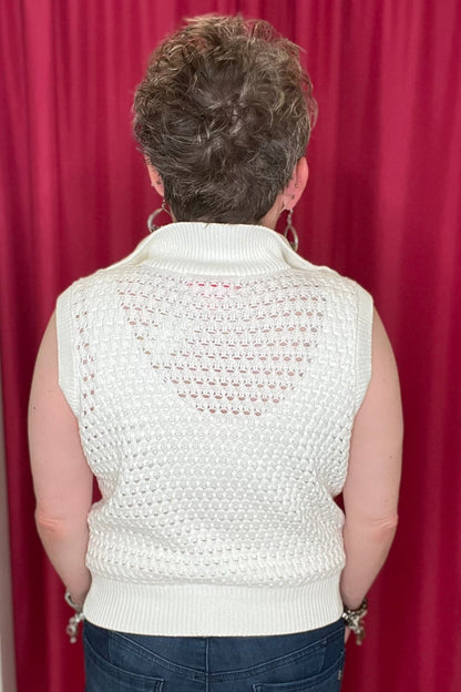 Half Zip Sweater Vest OUTFIT COMPLETER SIMPLY SOUTHERN 