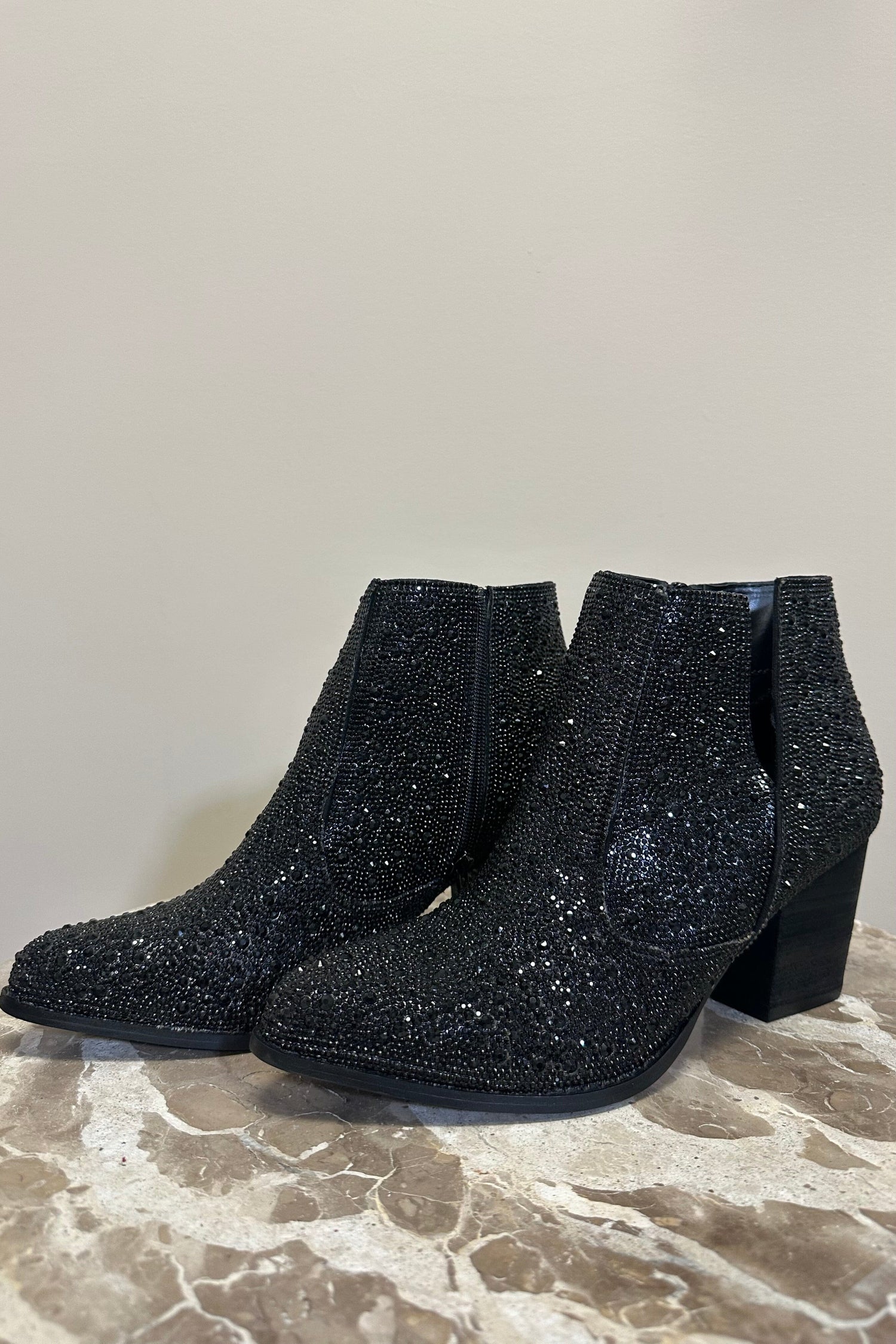 Shine Star Rhinestone Bootie SHOES NAUGHTY MONKEY 