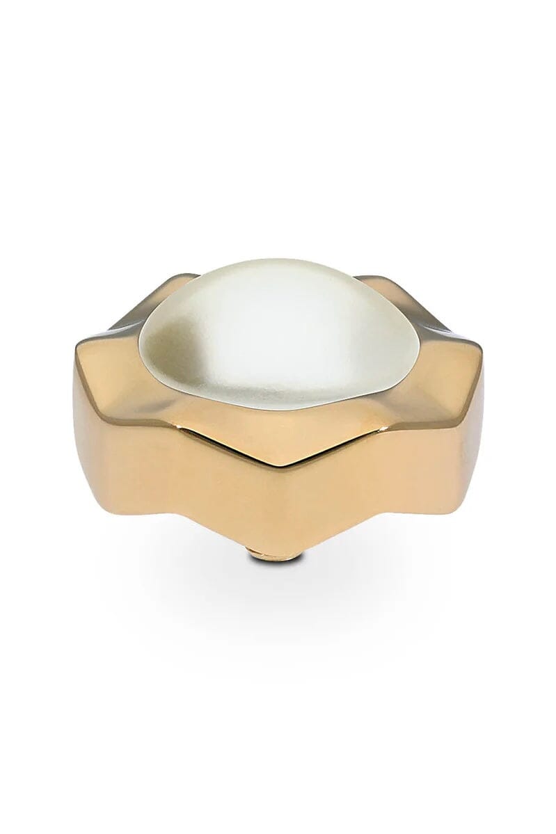 Nemoli 13mm Gold-Cream Pearl JEWELRY QUDO 