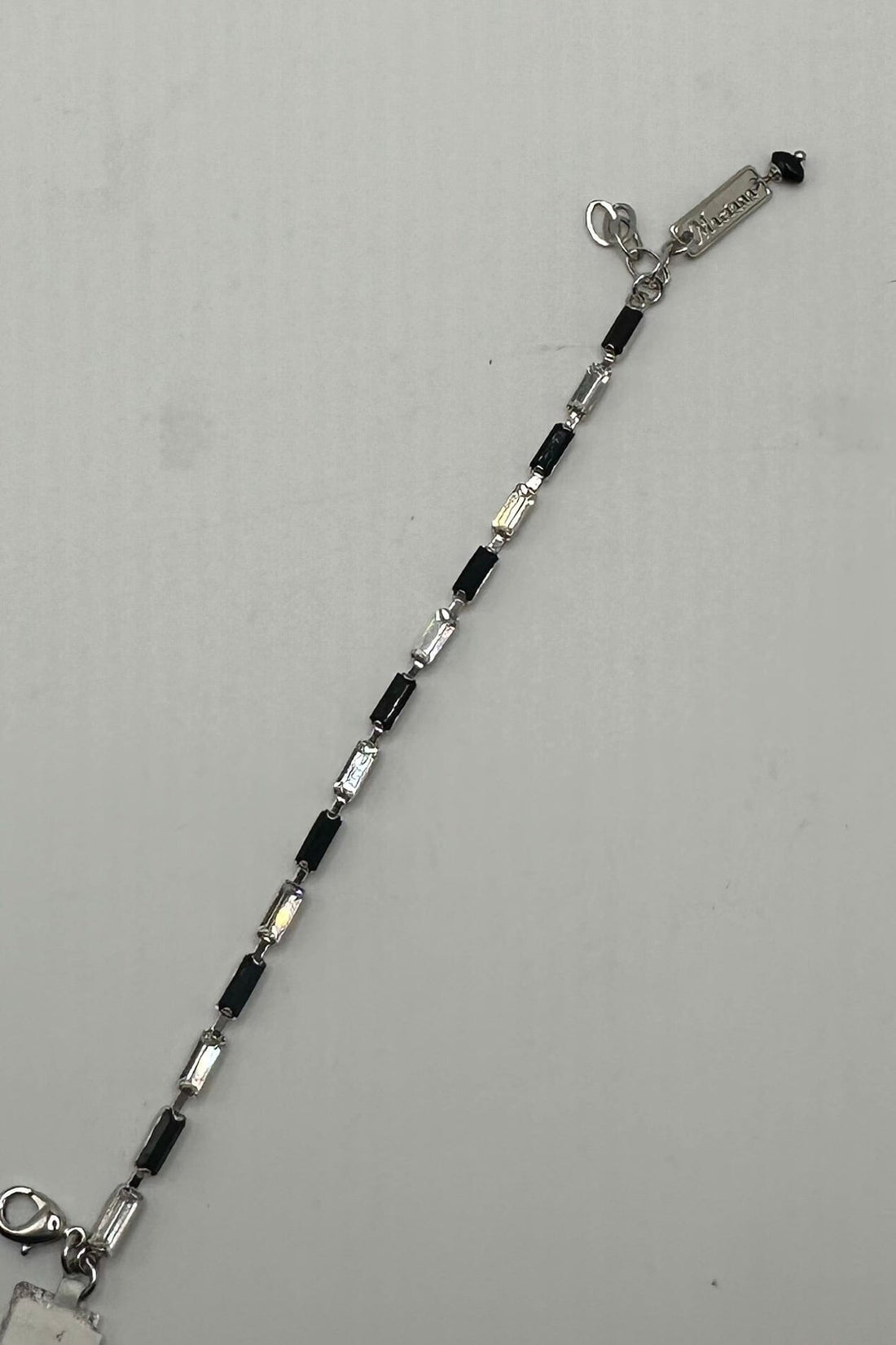 Baguette Bracelet "Checkmate" in Rhodium BETTERBRANDJEWELRY MICHALSMARIANA 