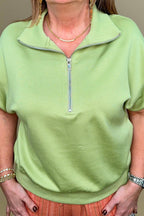 Lightweight Luxeknit Cropped Sweatshirt JRTOP CASUAL TOP UMGEE 