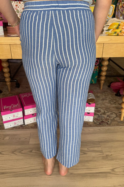 Pull On Striped Pant w/Drawstring BOTTOMS ZAC &amp; RACHEL 