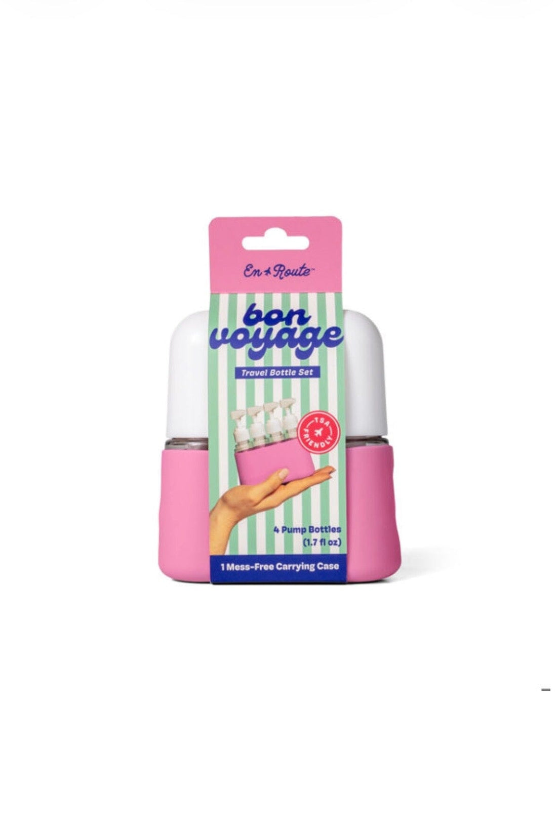 En Route Bon Voyage 4 Piece Travel Bottles GIFT/OTHER DMMERCHANDISING