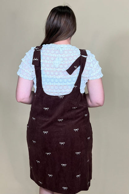 Corduroy Bow Dress DRESS:~~Unassigned~~ SIMPLY SOUTHERN 