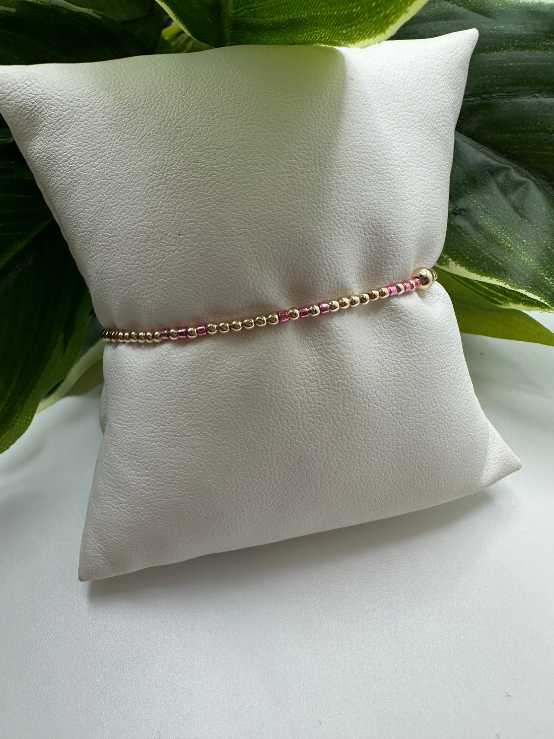 Enewton Hope Joy Pattern 2mm Bead Bracelet- Pink Metallic JEWELRY ENEWTON 