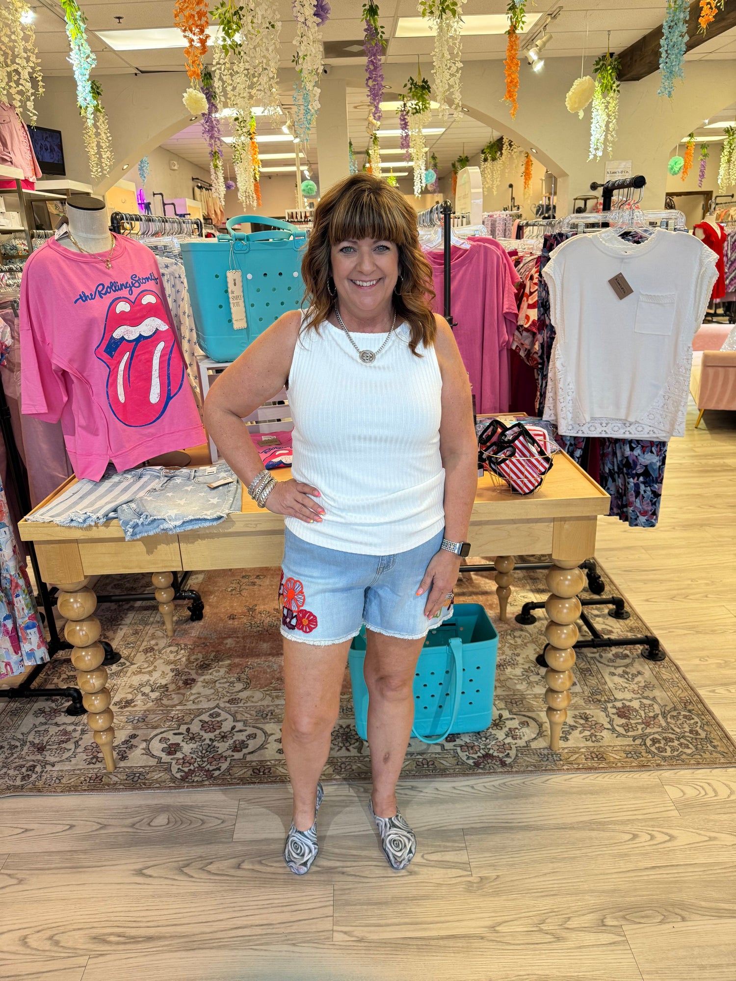 Audrey Jean Short w/Embroidery BOTTOMS TRIBAL 