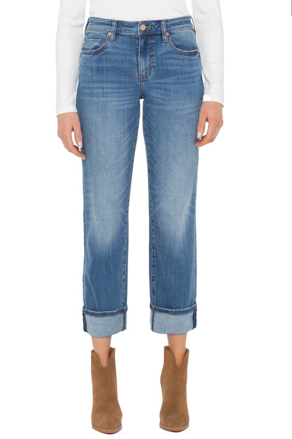 Marley Girlfriend Cuffed 30"Ins JEANS:LPTRUNKFALL26 LIVERPOOL 