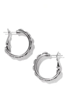 Pretty Tough Stud Medium Leverback Hoop Earrings BJEWELRY Brighton Collectables 