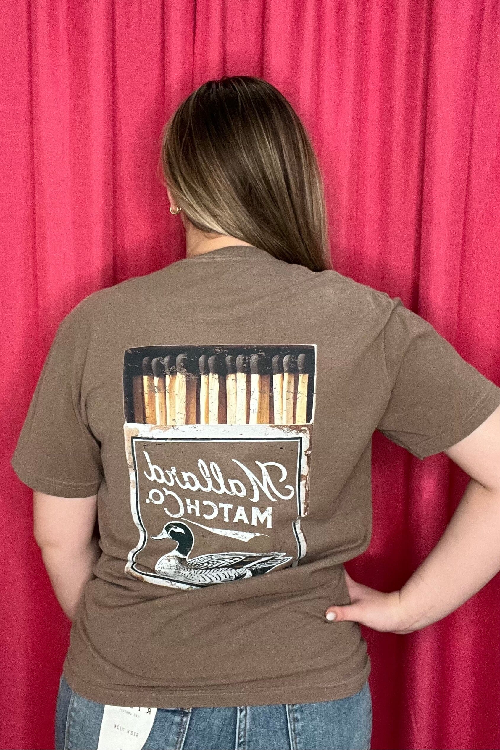 Mallard Match Comfort Colors T-Shirt MISSY BASIC KNIT SUGAR STITCH 