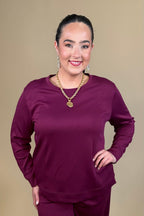 Soft Knit Sweatshirt MISSY BASIC KNIT:~~Unassigned~~ SOUTHERN LADY 
