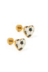 Soccer Screwback Stud Earrings JEWELRY LINNY CO 